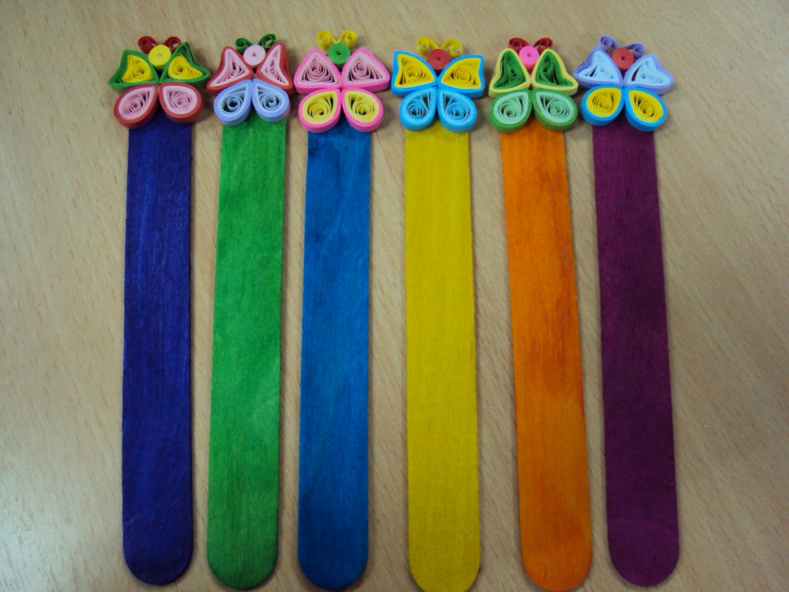 Hsue Craft ICE CREAM STICKS BOOKMARKS