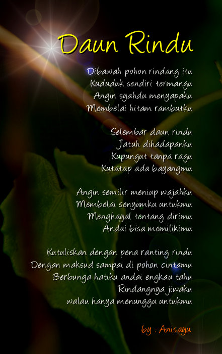 Kumpulan Puisi Rindu Untuk Pacar Bergambar Terbaru | Cinta Puisi
