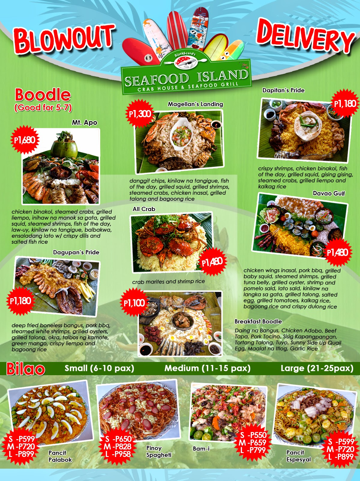 Blackbeard S Seafood Island Menu Blackbeard S Seafood Island Menu