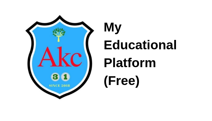  My Educational  Platform (FREE)