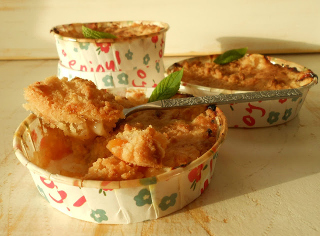 Crumble De Manzana Y Melocotón (durazno)
