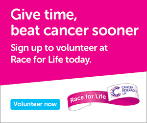 Volunteer at your local Race for Life event: