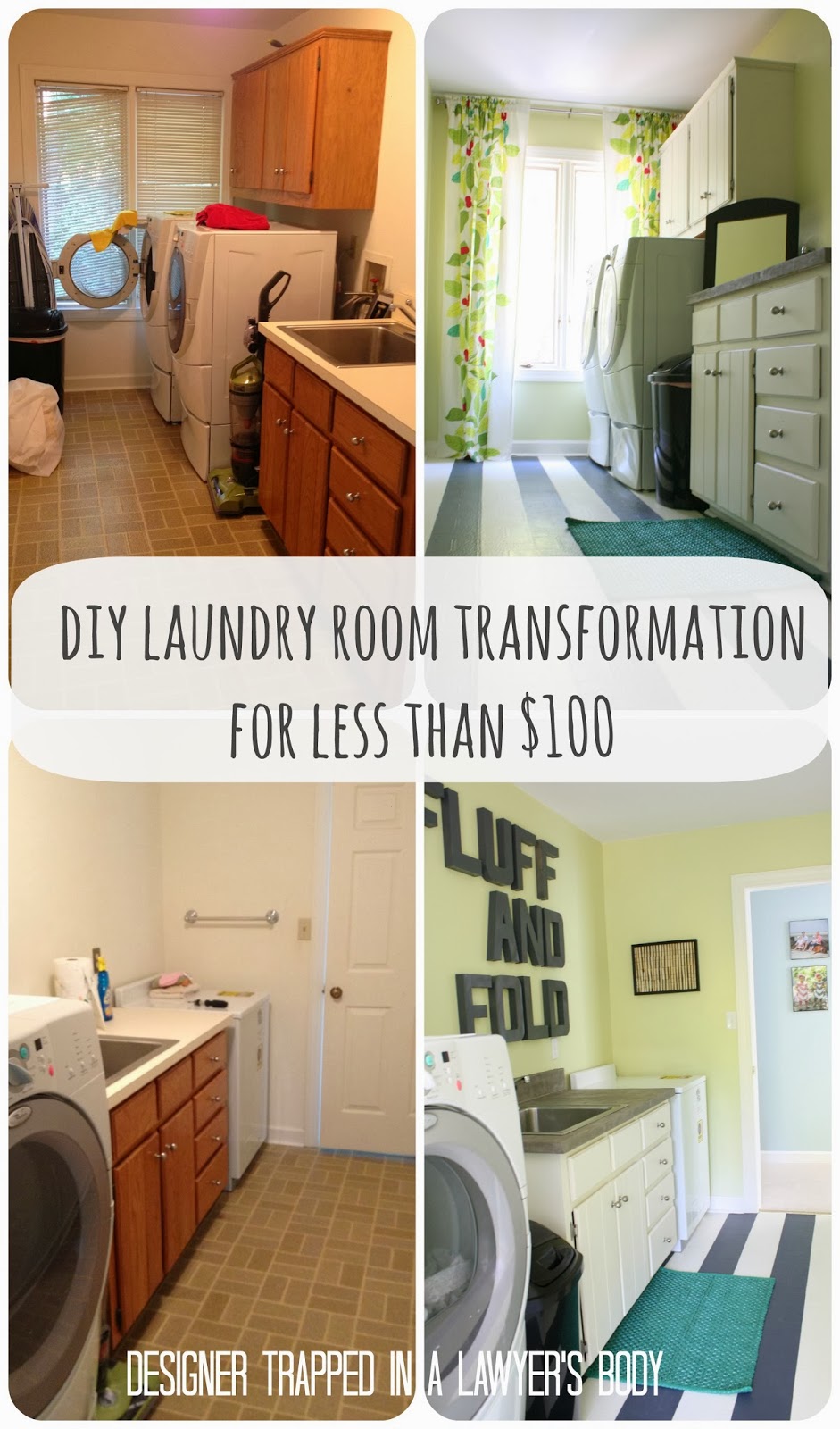71.00 DIY Laundry Room Makeover Thrifty Makeover Tips!