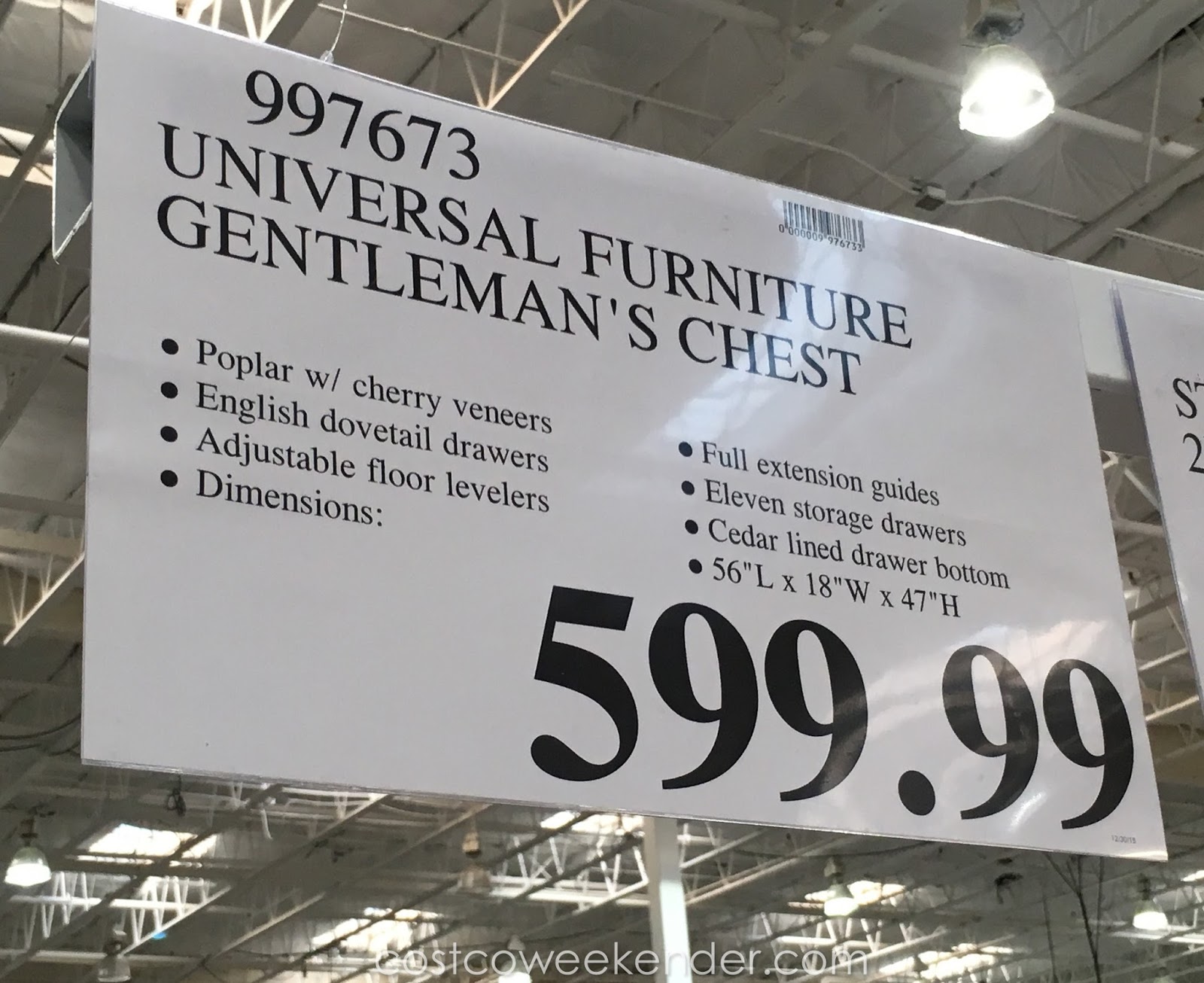 Universal Furniture Broadmoore Gentleman s Chest