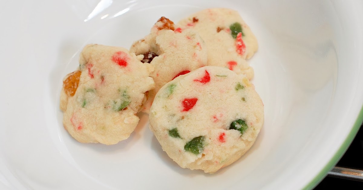 In Michelle's Kitchen Easy Eggless Fruitcake Slice and Bake Shortbread