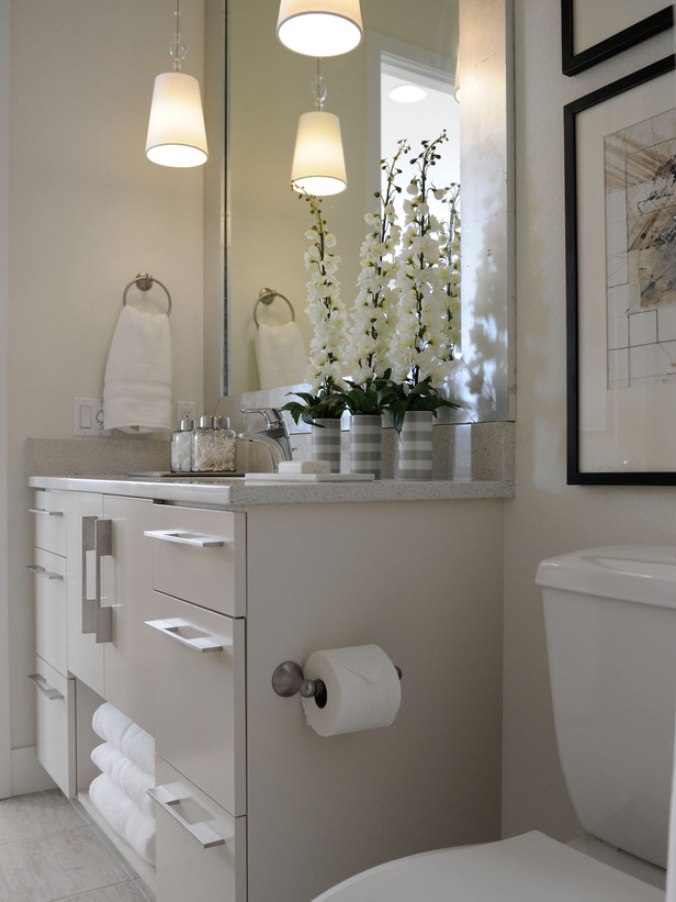 Modern Furniture: Hall Bathroom Pictures " HGTV Green Home 2011