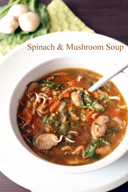 Spinach and Mushroom Soup
