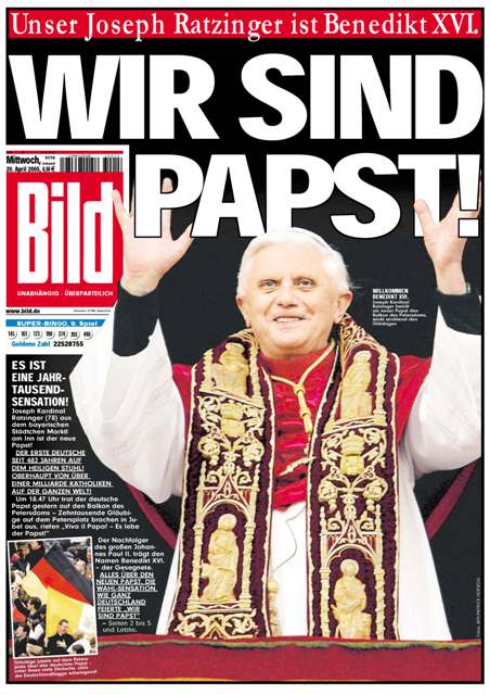Die Bildzeitung und der geheime Rockeratlas 2005-04-20+B+-+Wir+sind+Papst1