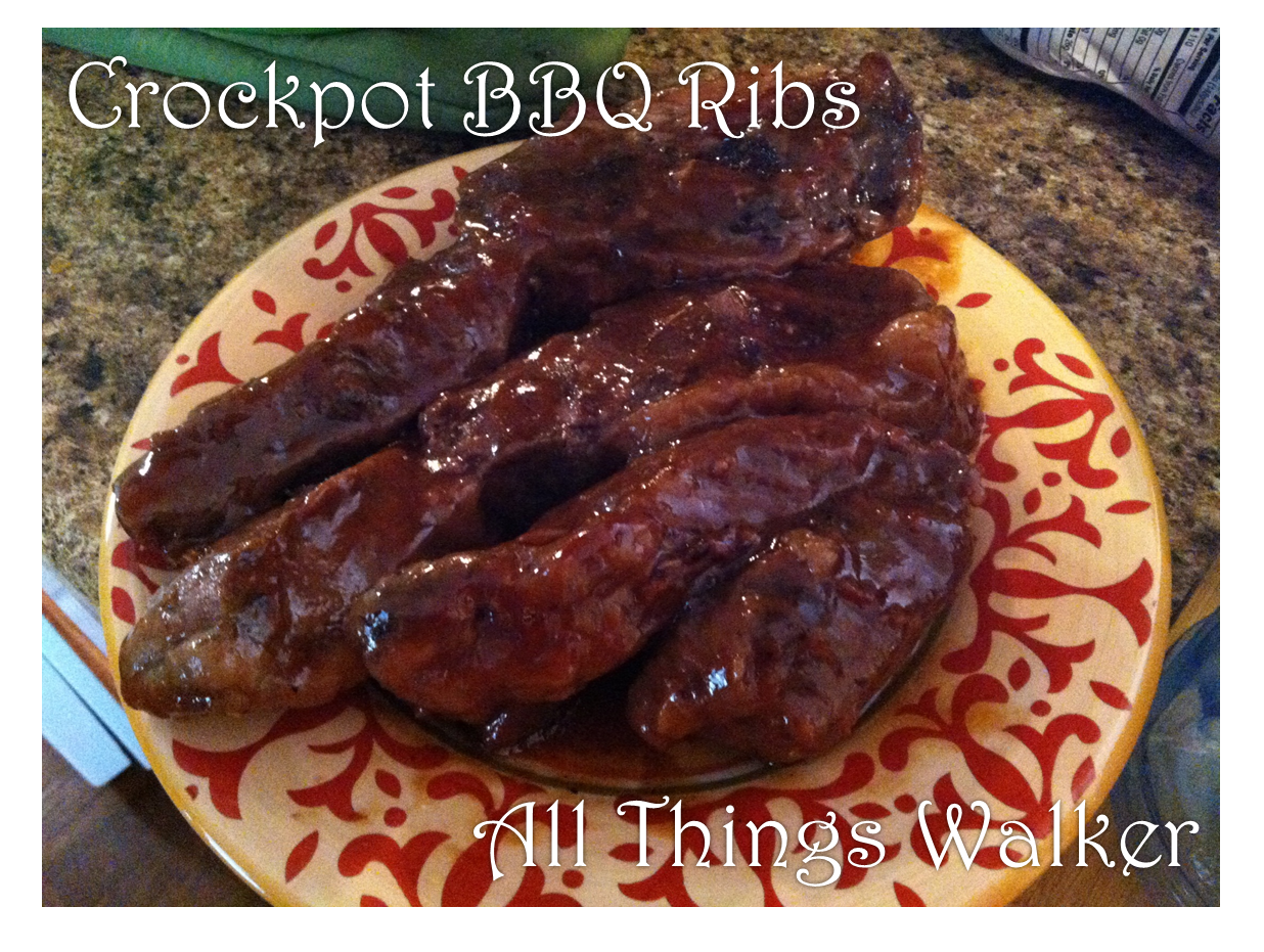 All Things Walker Crockpot BBQ Ribs