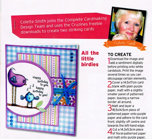 All The Little Birdies Card by Colette Smith using a Crudoodle All The Little Birdies Card by Colette Smith using a Crudoodle