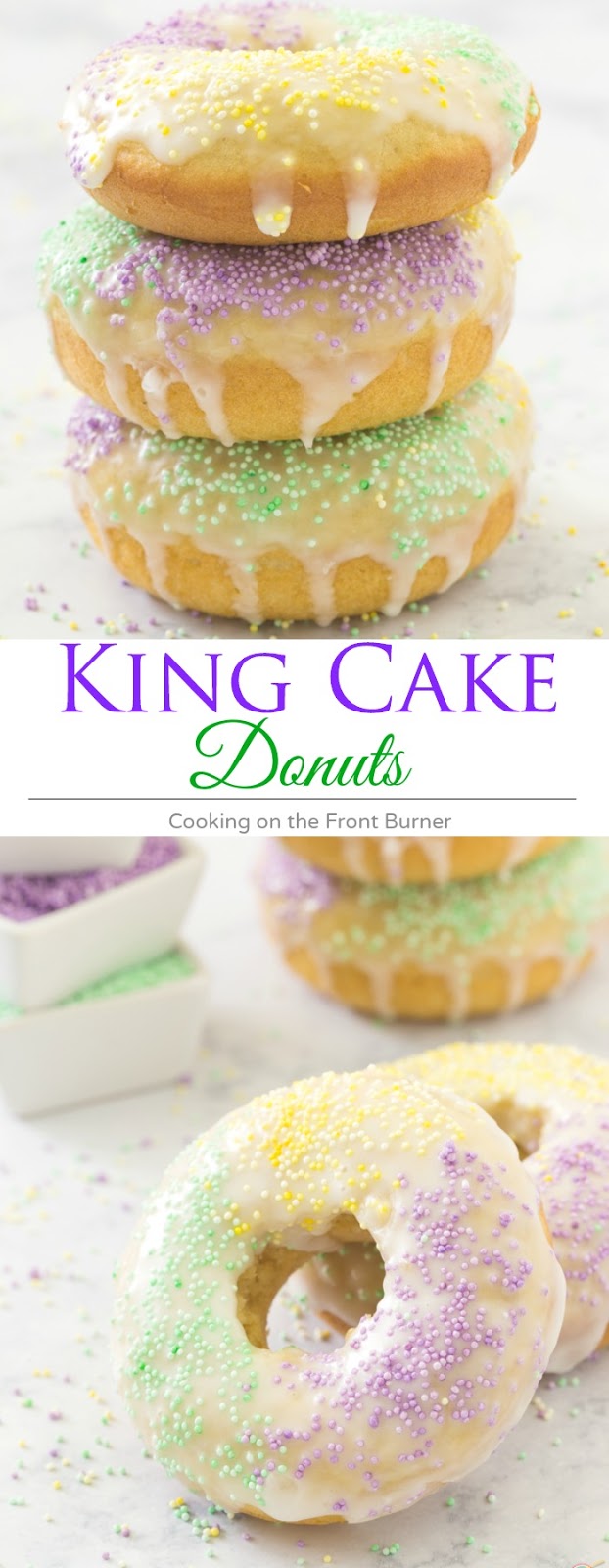 KING CAKE DONUTS Cooking on the Front Burner