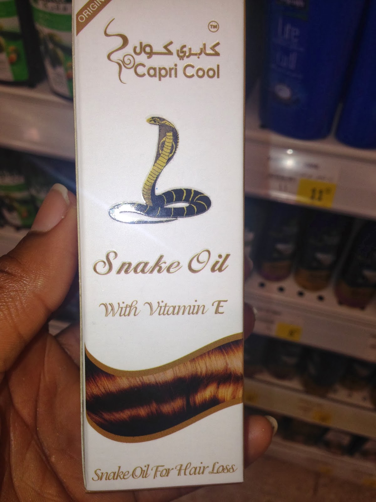 Discoveries in the UAE Snake Oil for Hair Growth and Repair! KL's