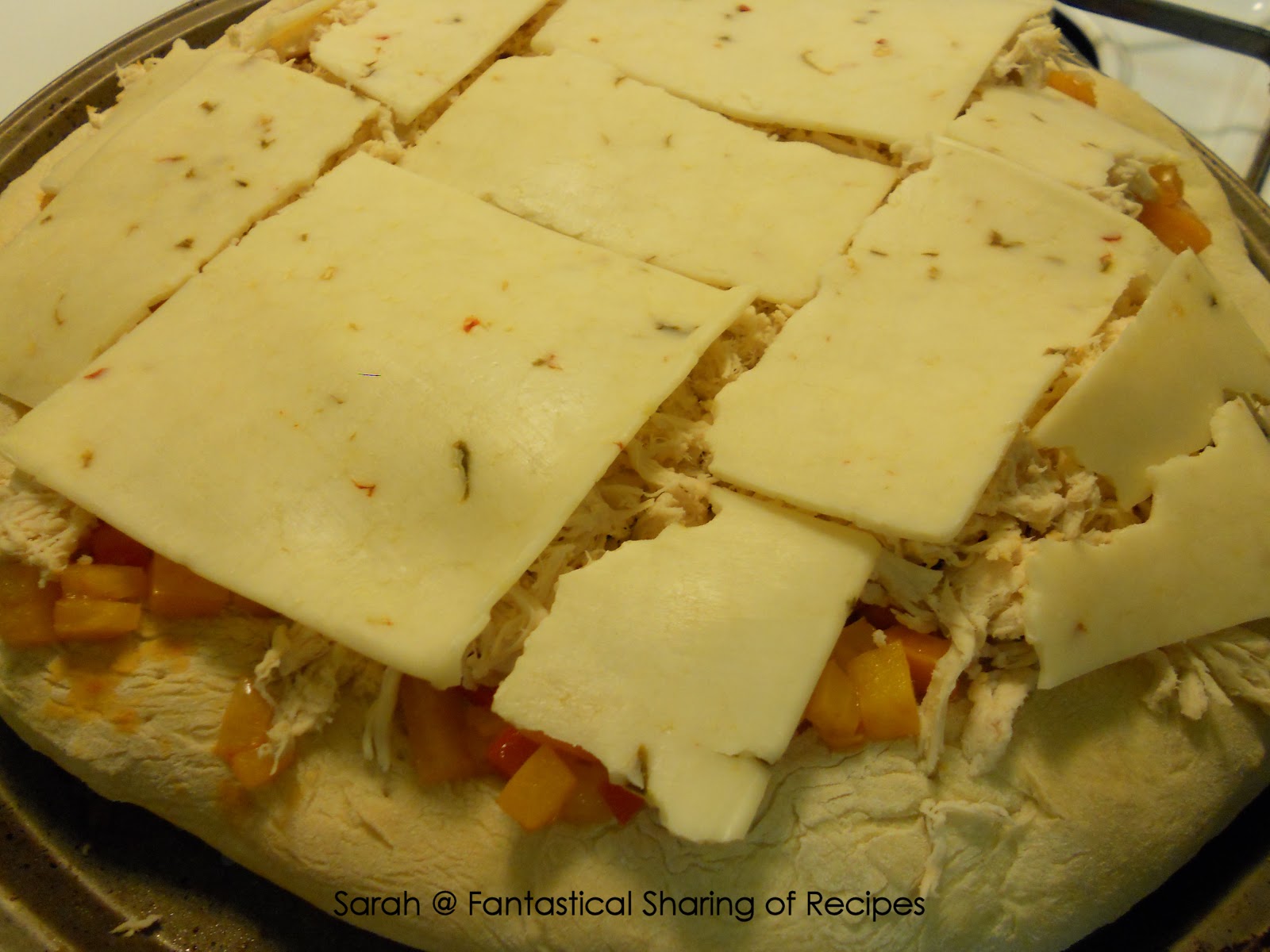 Fantastical Sharing of Recipes Spicy Chicken and Pepper Jack Pizza