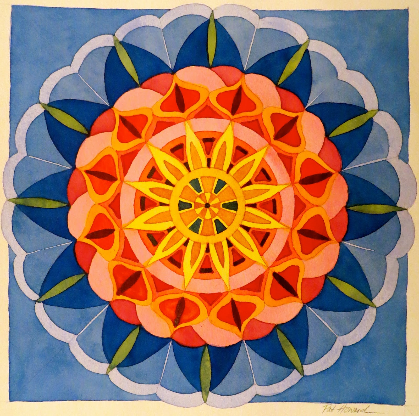 The Painted Prism WATERCOLOR Drawing & Painting a Mandala
