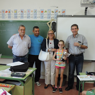 CAMPEONA DEL CONCURSO DE DIBUJO "DEPORTE EN EDAD ESCOLAR" (16/06/2015).