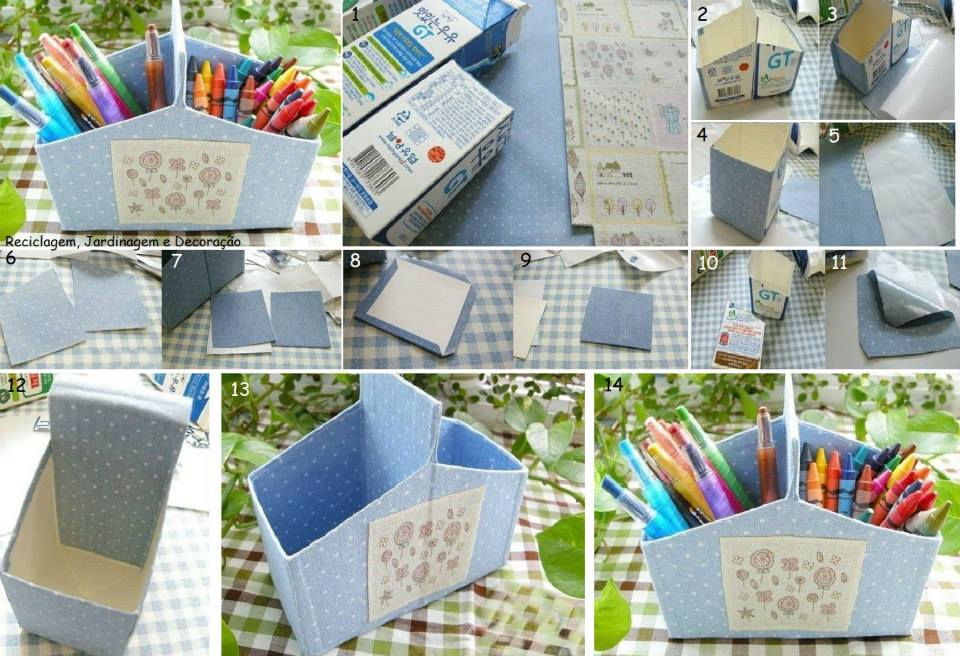 Regreso a clases: ideas para organizar materiales ecolares y más ... Que puedo hacer con los botes de leche