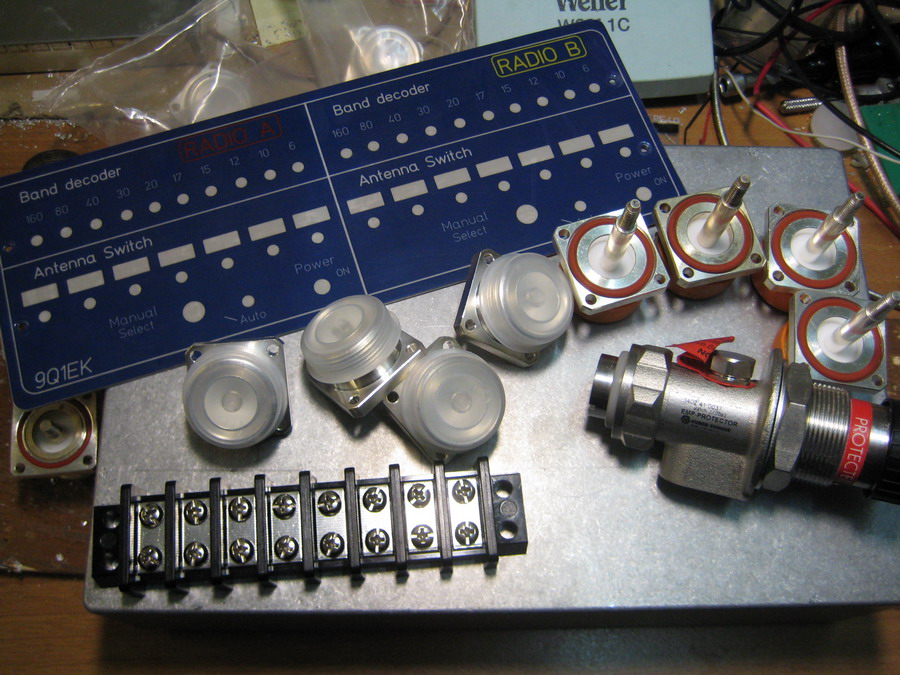 Band Decoder & Antenna Switch ZS1II VE2EK Amateur Radio site