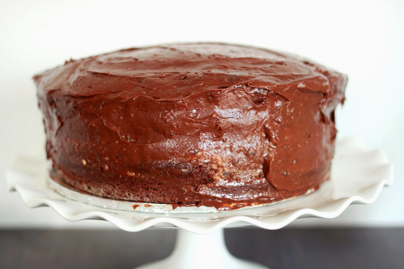 Feeding My Addiction Chocolate Cookie Dough Cake with Vegan Sugar Free