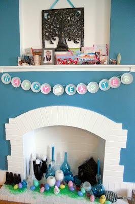 Easy DIY Easter Banner using cupcake liners