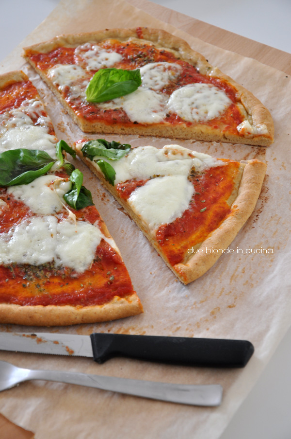 Due bionde in cucina Pizza di kamut con amore