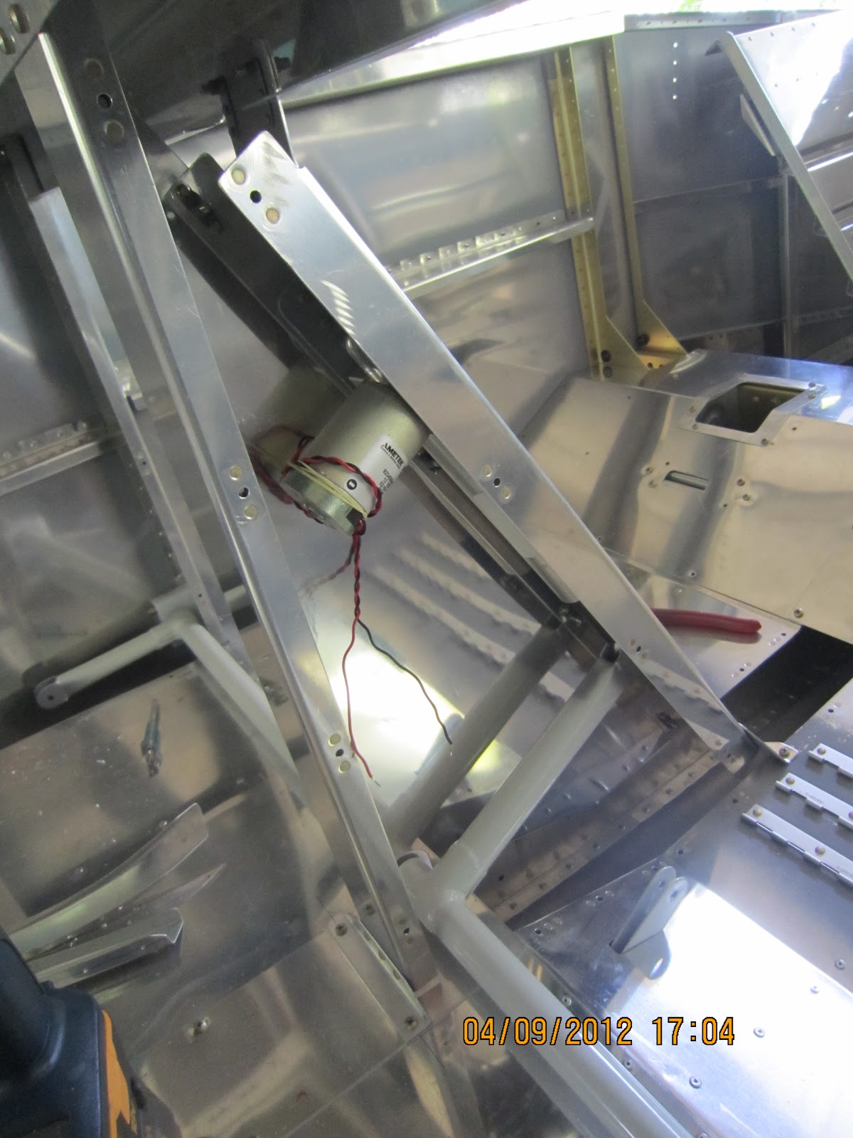 Larry's Airplane Finished the Electric Flap Actuator