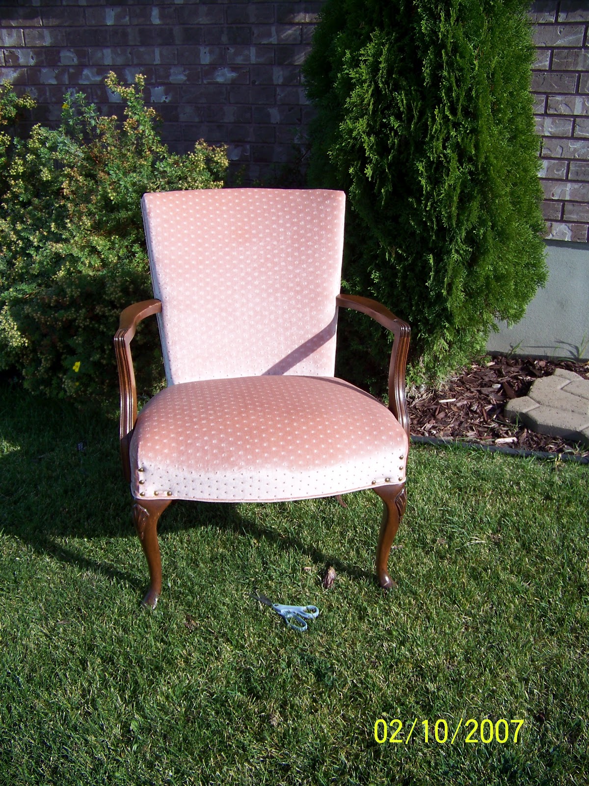  Annie's Drab 2 Fab Antique High Back Chair