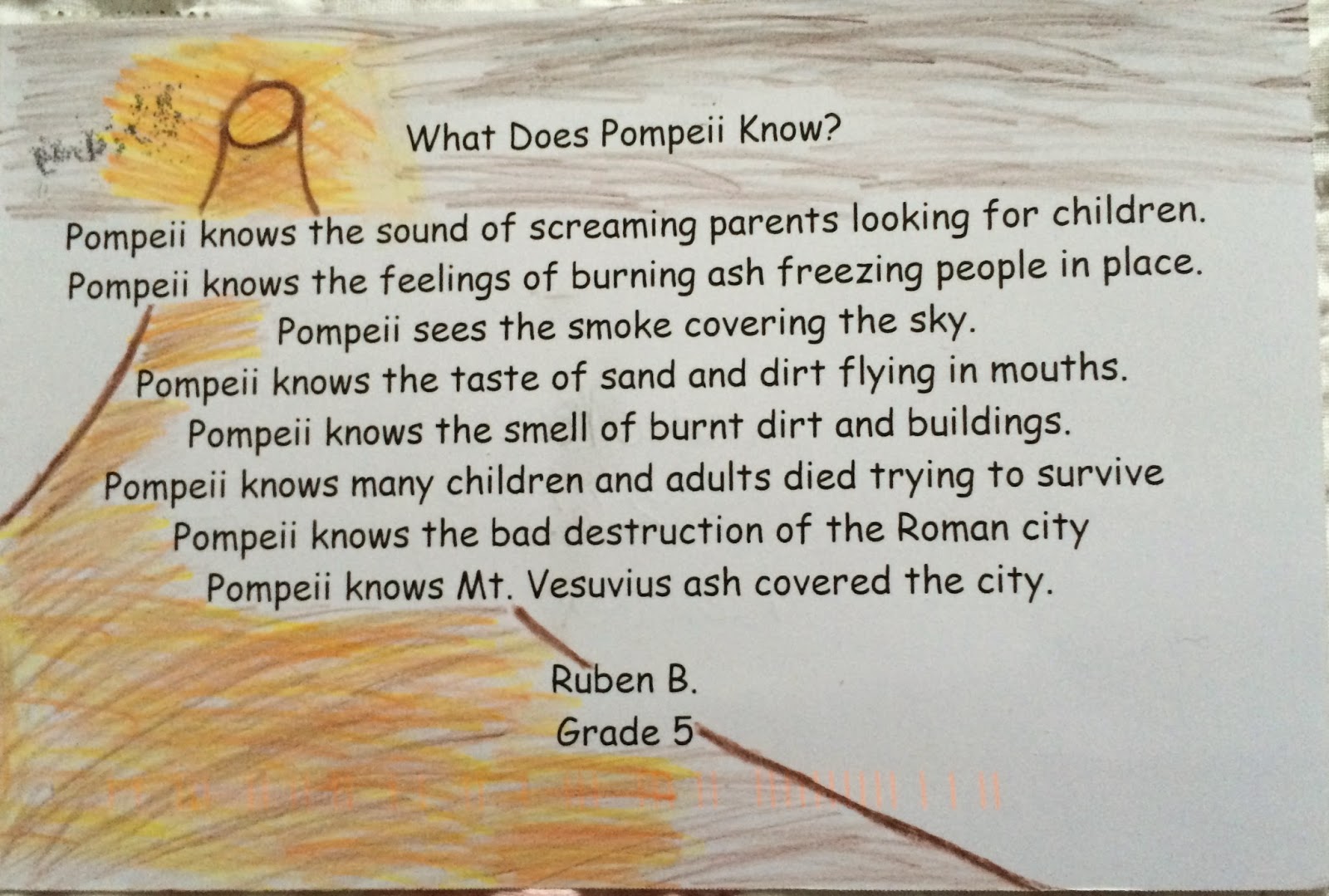 Pompeii essay questions