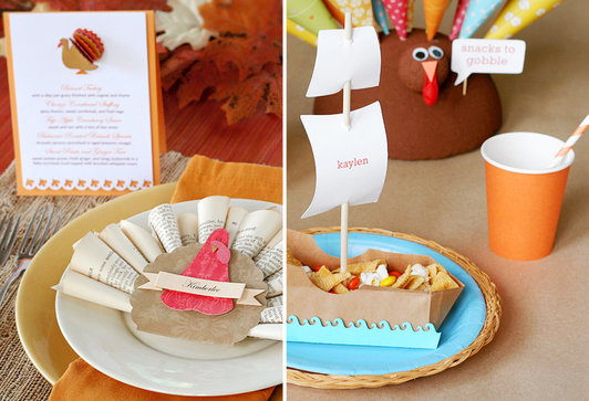 Handmade Thanksgiving Place Cards And Table Ideas