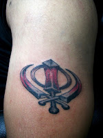 khanda tattoo