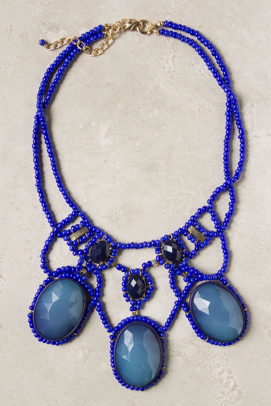 Blue Abundance Necklace NYC Recessionista