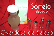 Sorteio no: Overdose de Beleza