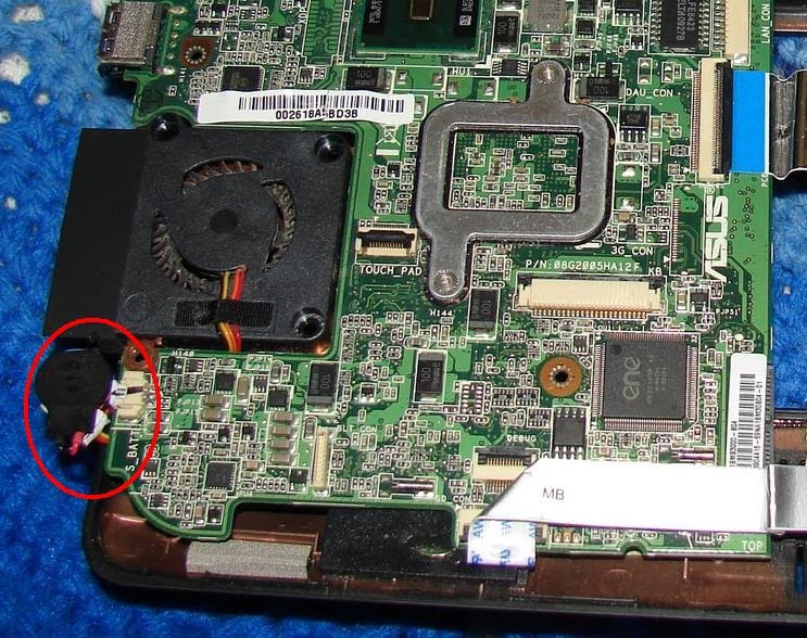 My Commentary and Technical help Asus EEE CMOS Battery Replacement