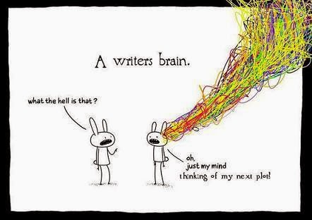 THIS IS YOUR BRAIN WHILE WRITING