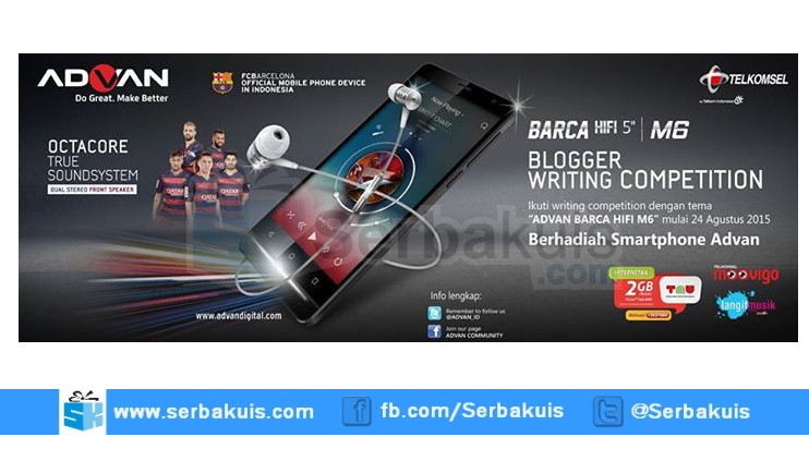 Kontes Blog Barca HiFi M6 Berhadiah Smartphone Advan Kontes Blog Barca HiFi M6 Berhadiah Smartphone Advan