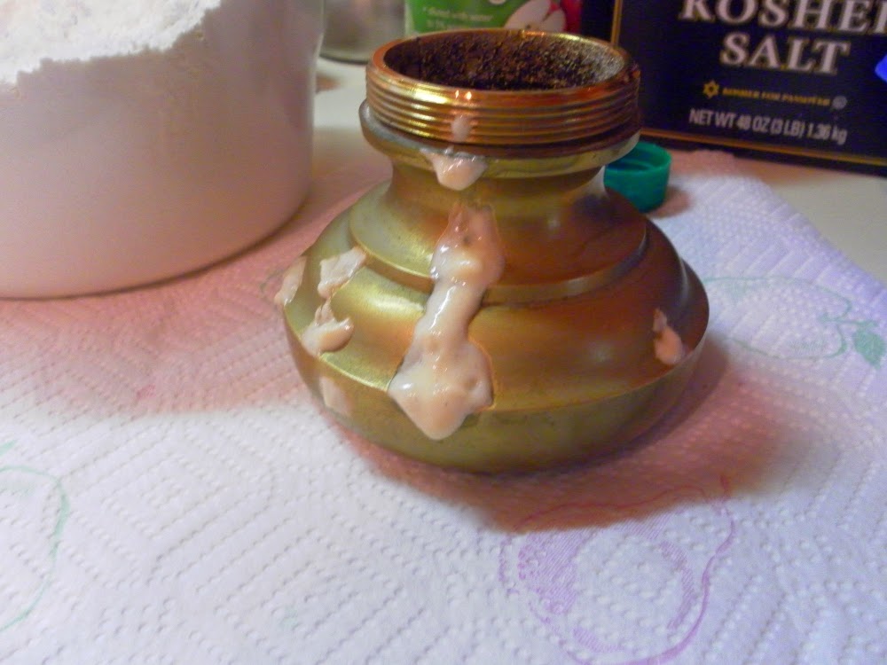 The Inspired Trader's Vintage Voice How To Clean Brass with Natural Products