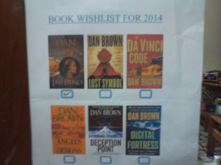 wishlist 2014, novel dan brown wishlist 2014, novel dan brown