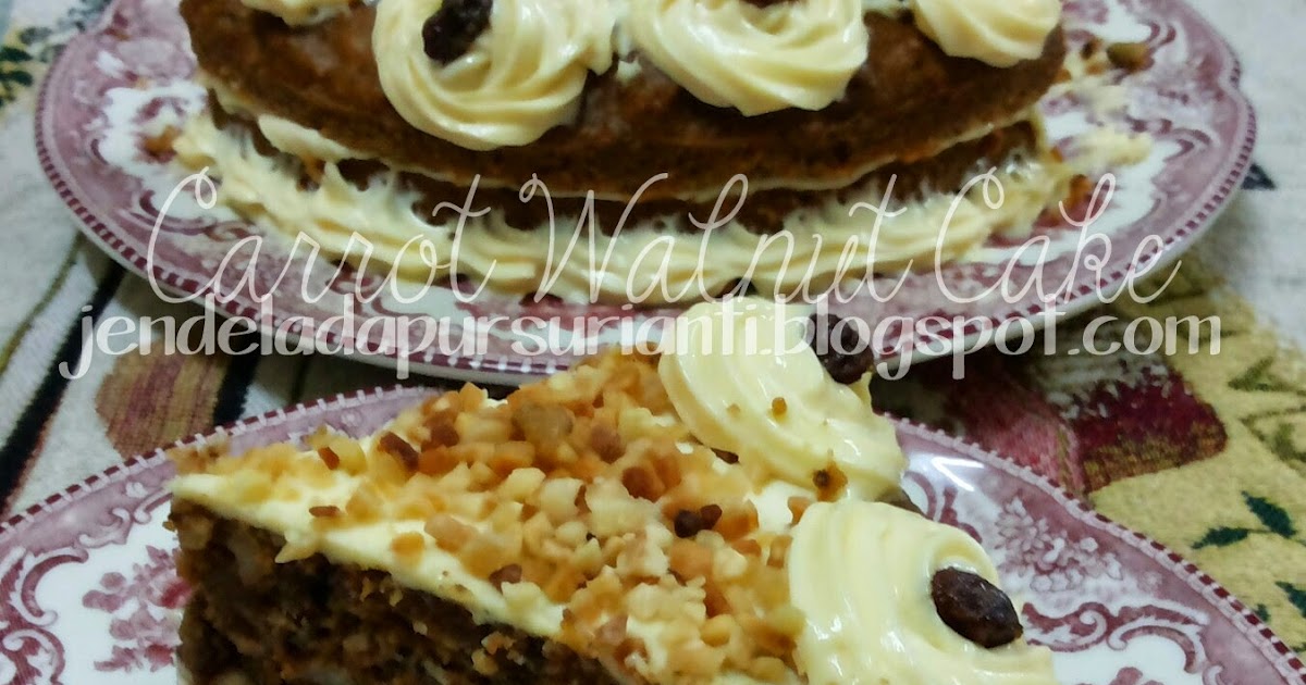 Resepi Walnut Carrot Cake Resepi Walnut Carrot Cake