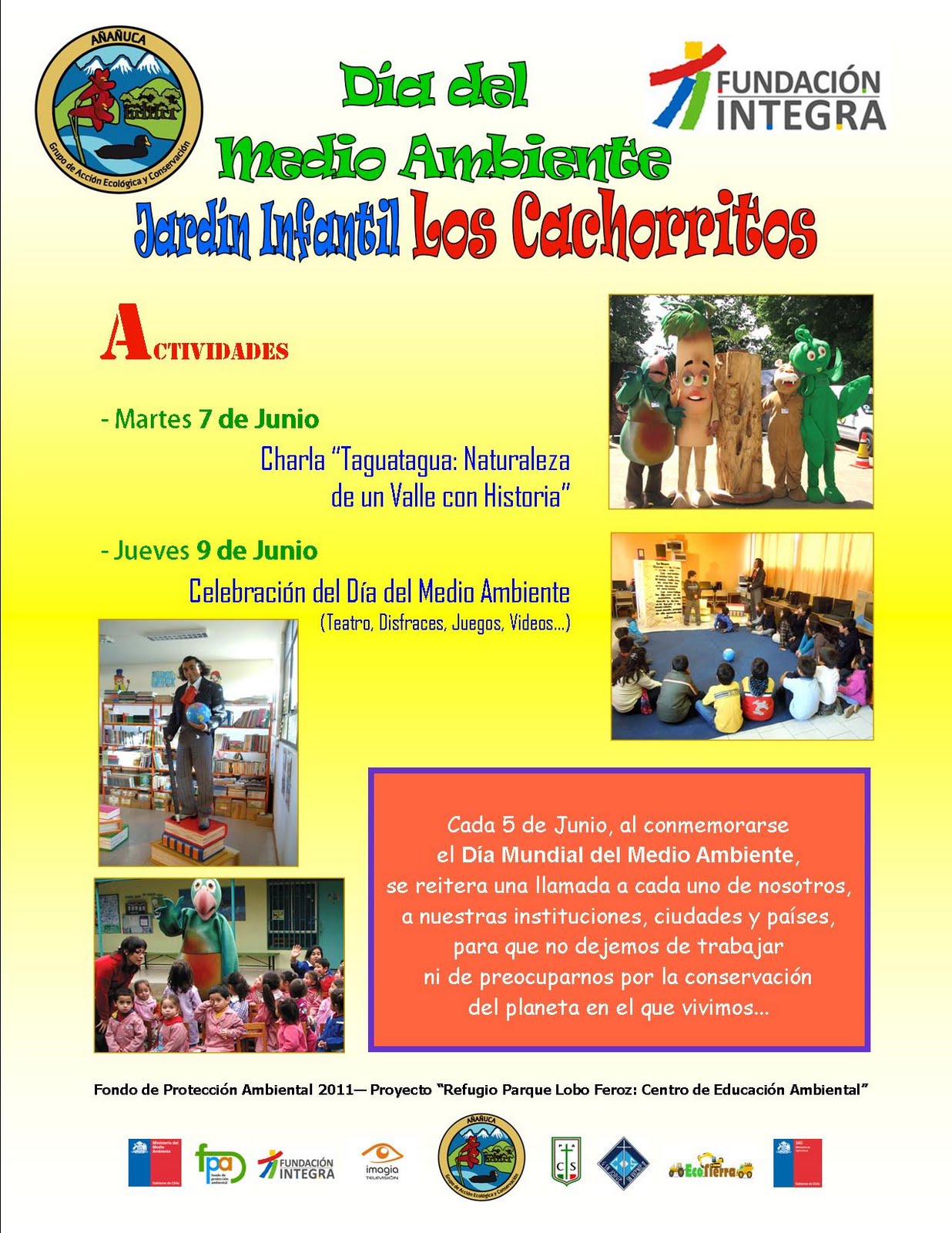 Día del Medio Ambiente con el Jardín Infantil Los Cachorritos Día del Medio Ambiente con el Jardín Infantil Los Cachorritos