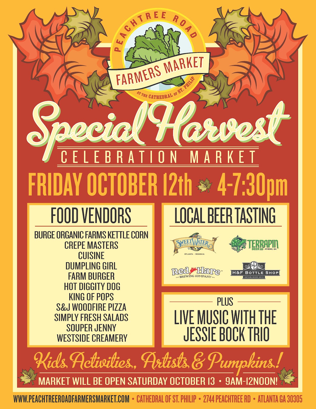 Peachtree Road Farmers Market Fall Fests = The Best Fests