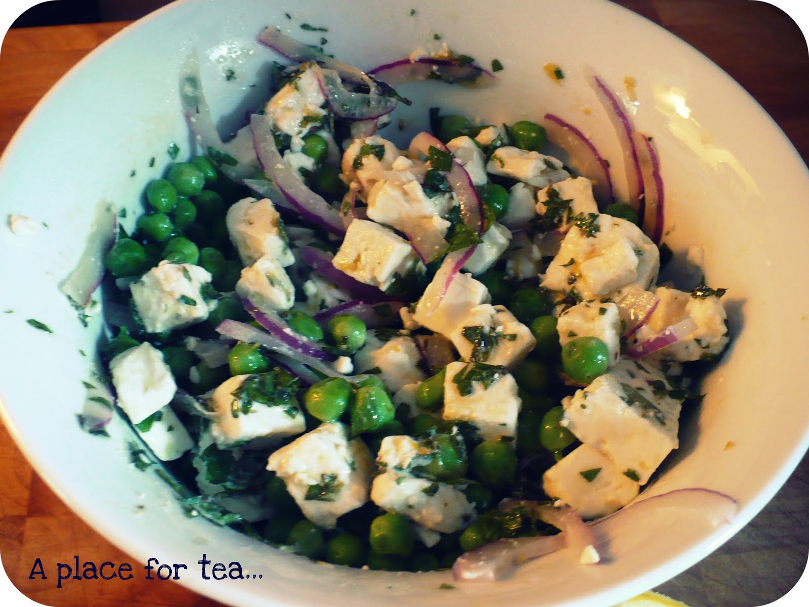 A Place for Tea Pea & feta salad