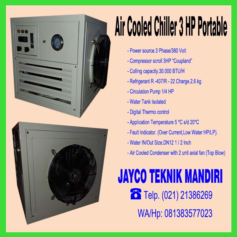 Jual water chiller 3pk portable