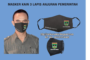 MASKER KAIN TIGA LAPIS