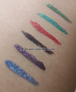 MUFE Aqua eye Liner swatches, review, dupes, photos