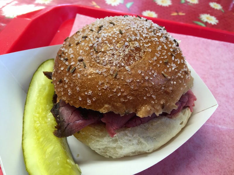 Beef on Weck at Charlie the Butcher's Kitchen
