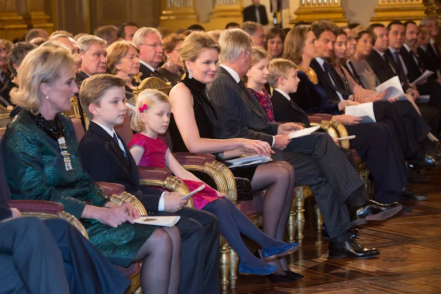 Princess Elisabeth, Prince Emmanuel, Prince Gabriel, Princess Eleonore, Queen Mathilde, King Philippe of Belgiuim