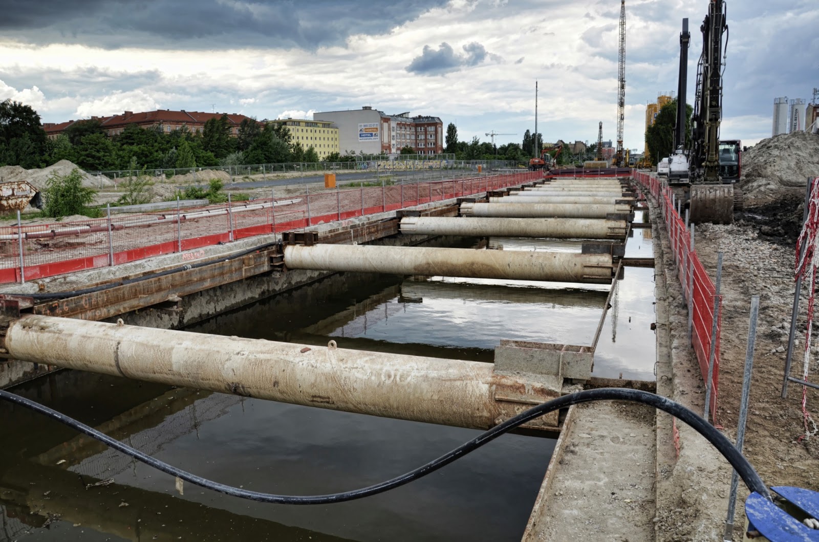 Berliner Baustellen 0023 Baustelle Neubau Der S Bahn Verbindung