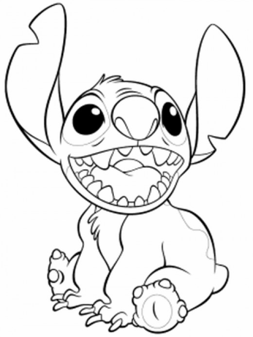 coloring stitch lilo fun disney printable stich cute sheets colouring sheet characters outline para pooh coloringpages baby drawings