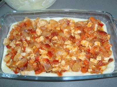 preparación del pastel de patata