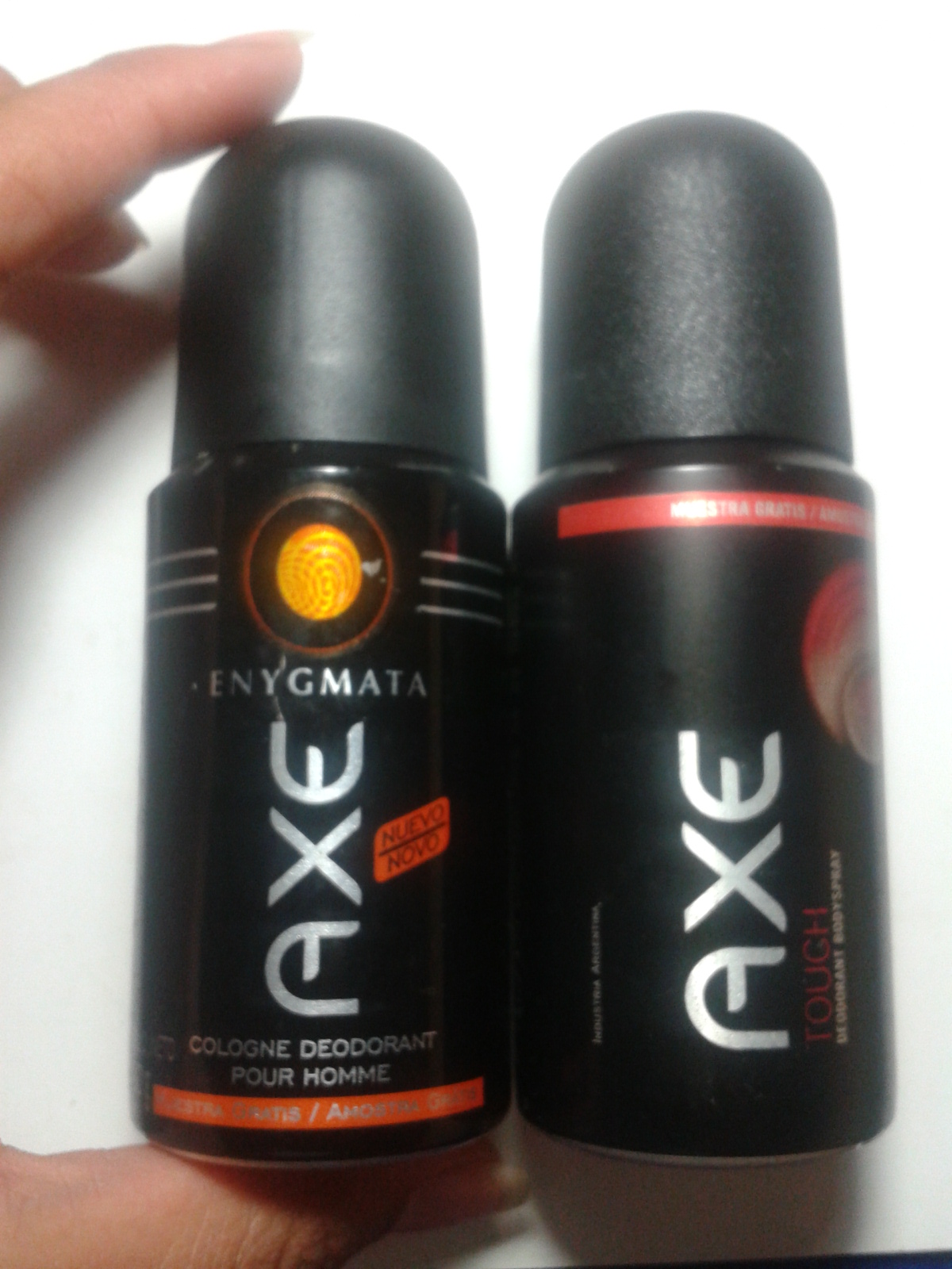 Miniaturas de Cosméticos e Amenities Axe Touch 23 ml/ 16 g e Axe