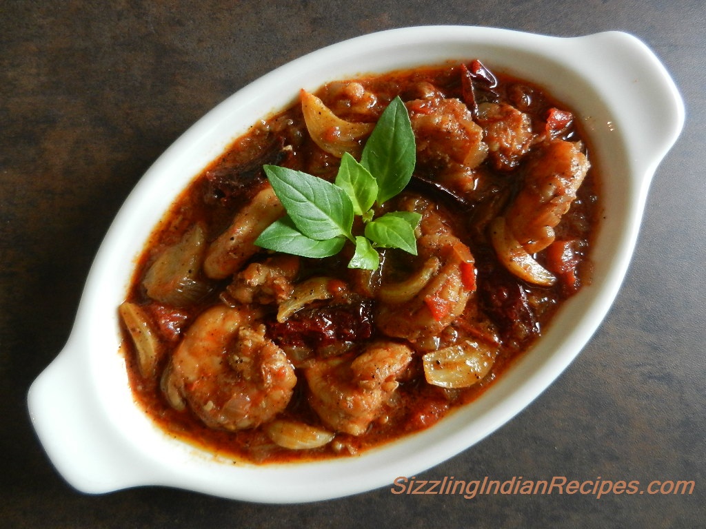 Sizzling Indian Recipes..... Spicy shrimp curry with Sichuan peppers